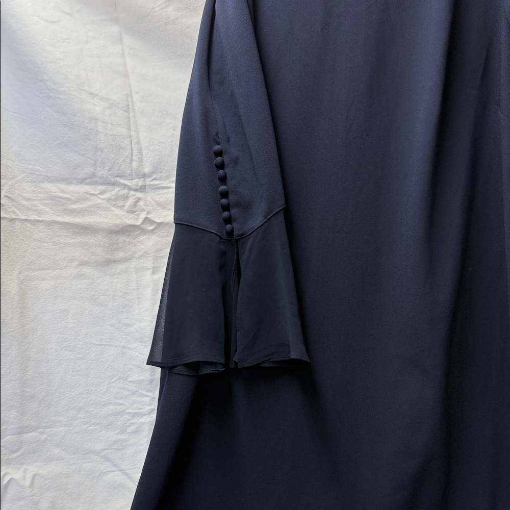 Calvin Klein Navy Long Sleeve Dress - Picture 10 of 12